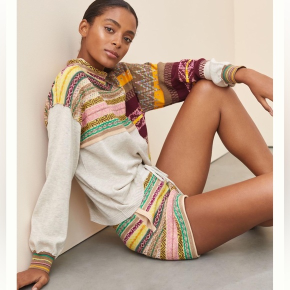 Daily Practice by Anthropologie Contrast Knit Lounge Set - Picture 1 of 9